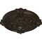 Ekena Millwork Hamilton Ceiling Medallion (Fits Canopies up to 3 3/4"), 17 3/8"OD x 1 3/4"P, Stone Hearth CM17HASHF - alternate 3